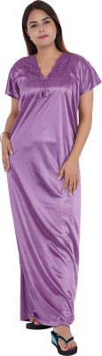 KASTOORI Women Nighty(Purple)