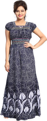 INNER BEATS Women Nighty(Multicolor)