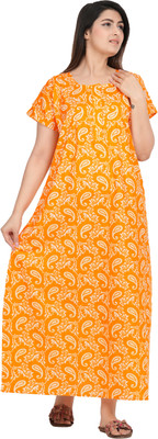 AakarShana Women Nighty(Multicolor)