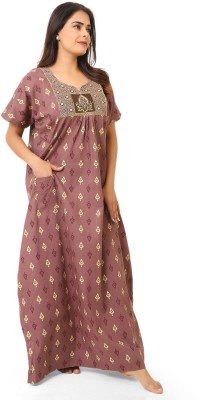 Vardhana Women Nighty(Multicolor)