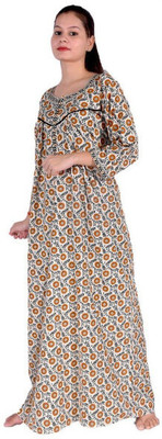 shree balaji maxi Women Nighty(Multicolor)