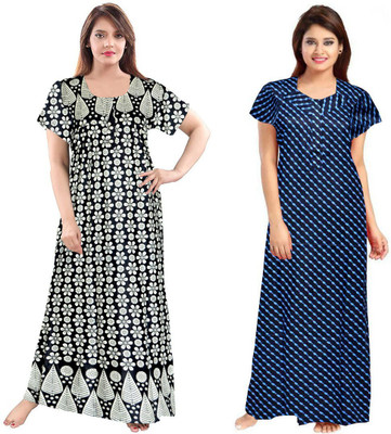 LA fashion Women Nighty Set(Multicolor)
