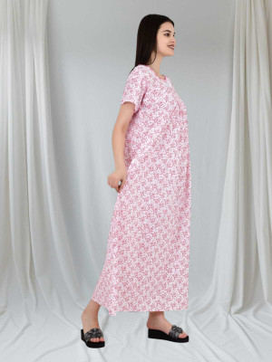 LDHSATI Women Nighty Set(Multicolor)