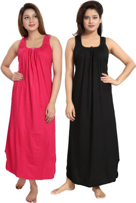 INNER BEATS Women Nighty Set(Multicolor)