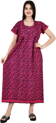mdp Women Nighty(Pink)