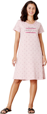 BodyCare Women Nightdress(Multicolor)