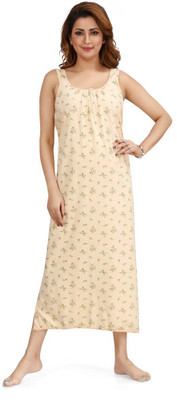 PHFS Women Nighty(Beige)
