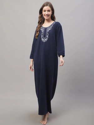 AKs fashion Women Nighty(Blue)