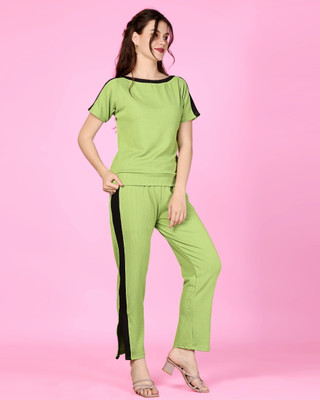 BHULAX Solid Women Track Suit