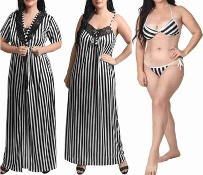 DIVYASTRI FASHION Women Maternity/Nursing Nighty(Maroon)