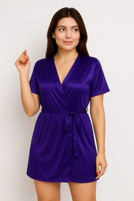 Nivcy Women Nightdress(Blue)