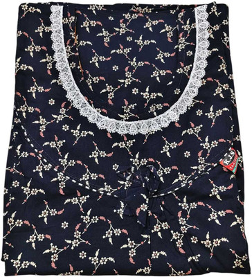 MHIR Women Nighty(Light Blue)