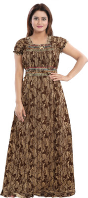 CINCO Women Nighty(Multicolor)