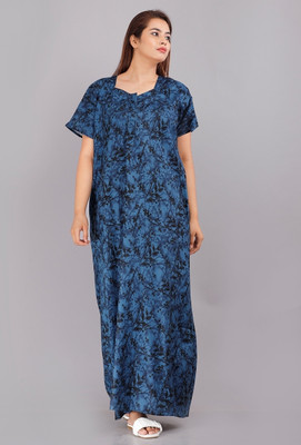 Ruishee Women Nighty(Blue)