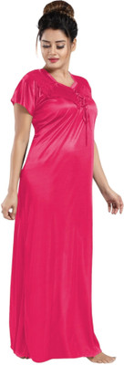 HouseOfCommon Women Nighty(Pink)