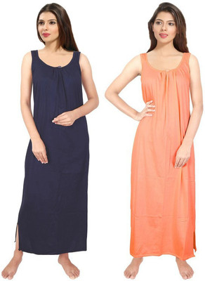 v naitikkumar Women Nighty(Multicolor)