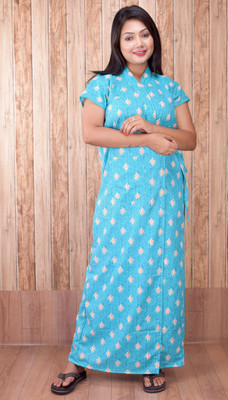 CLYMAA Women Robe(Green)