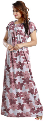 Gutthi Women Nighty(Multicolor)
