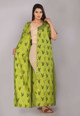 mkf next Women Nighty(Green)