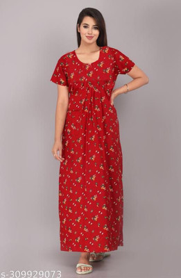 Retail Shopee Women Nighty(Red)