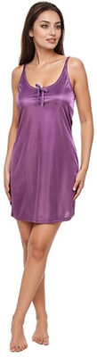 Joxcy Women Nightdress(Purple)