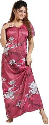 HouseOfCommon Women Nighty(Pink)