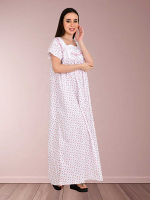 LDHSATI Women Nighty Set(Multicolor)