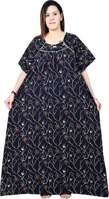 Bindass female collection Women Nighty(Dark Blue)