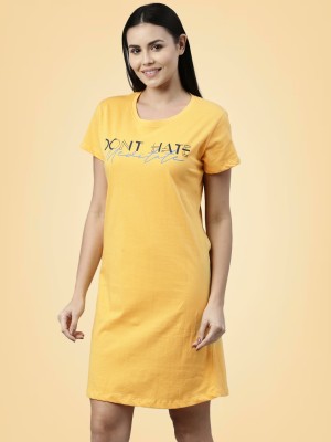 ETC Women Nightshirts(Yellow)