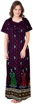 Sharma Distributor Women Nighty(Multicolor)