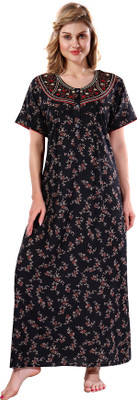 Be You Women Nighty(Black)