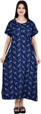 mdp Women Nighty(Blue)