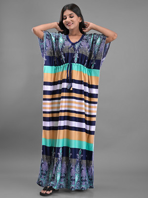 Apratim Women Nighty(Multicolor)