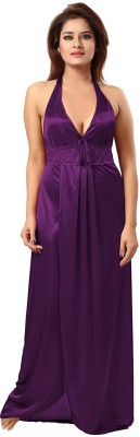 Rangmor Women Nighty(Purple)