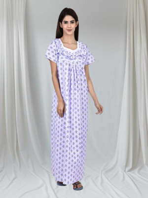 LDHSATI Women Nighty Set(Multicolor)