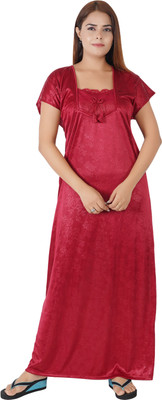 RILO Women Nighty(Maroon)