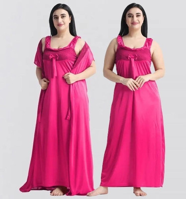 Nw Naughty Wish Women Nightshirts(Pink)
