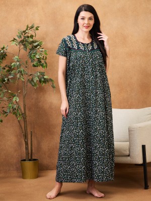 AV2 Women Nighty(Green)