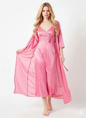 Nw Naughty Wish Women Nighty(Pink)