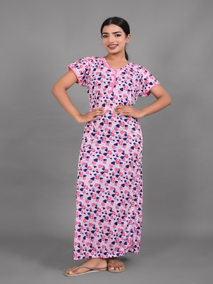 Apratim Women Nighty(White)