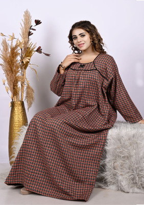 UpperCollection Women Nighty(Blue)