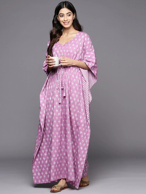 LIBAS Women Nightdress(Purple)