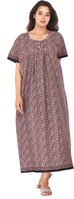 RAJGHARANA FAB Women Nighty(Multicolor)