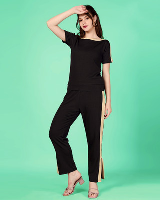BHULAX Solid Women Track Suit