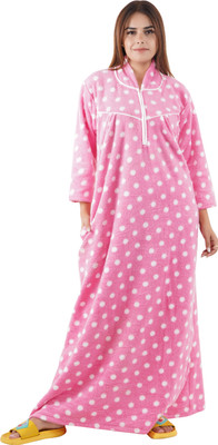 AGGARWAL Women Nighty(Pink)