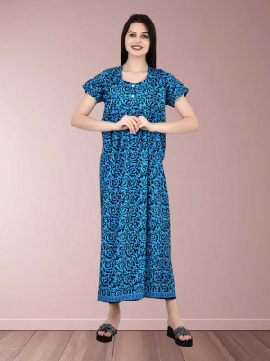 HOC Women Nighty(Blue)