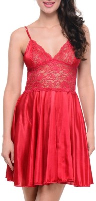 Klamotten Women Nightdress(Red)