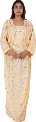 RILO Women Nighty(Yellow)