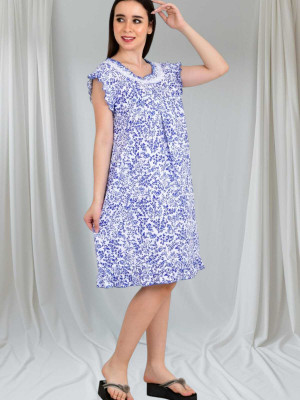 LDHSATI Women Nighty(Multicolor)