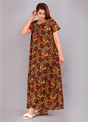 SHREE NAND CREATION Women Nighty(Multicolor)